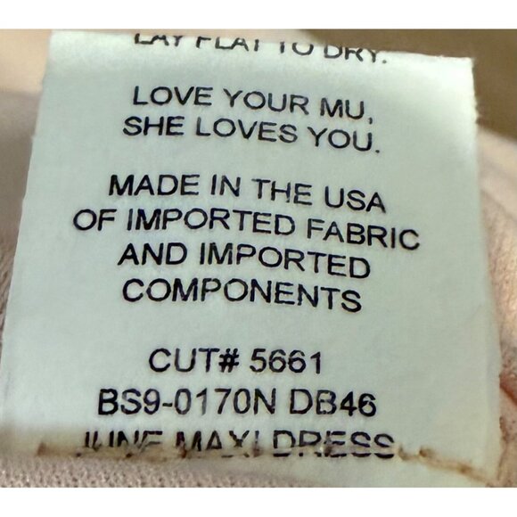 NWT Show Me Your Mumu Flowy Light Pink Maxi Dress With Ruffled Straps‎ & Smocked - Picture 8 of 9